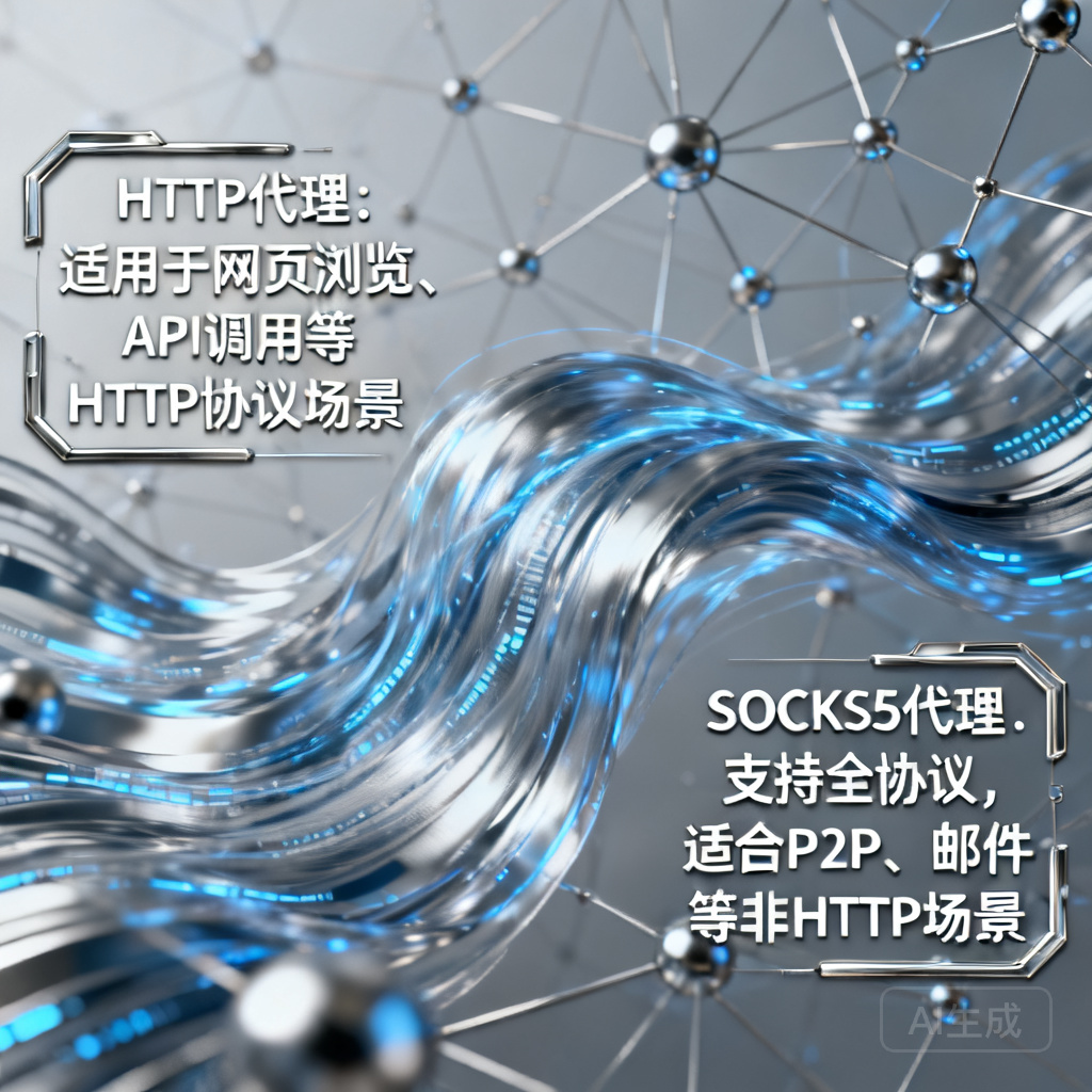 http代理IP和socks5代理IP分别适合什么用途?